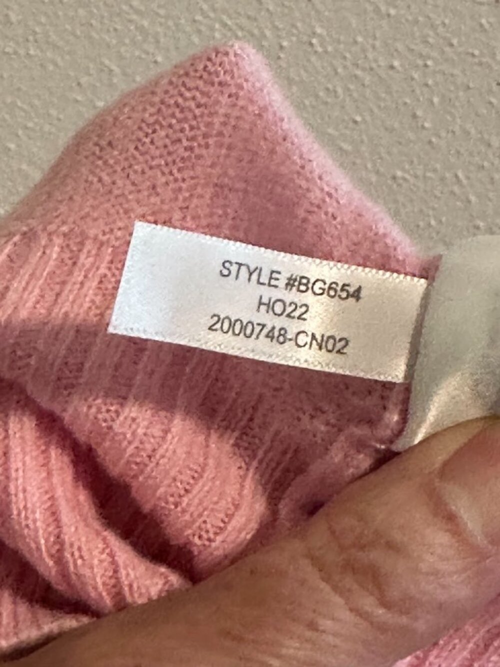 J Crew Cashmere Cropped Fit Sweater Size Medium - Picture 7 of 9